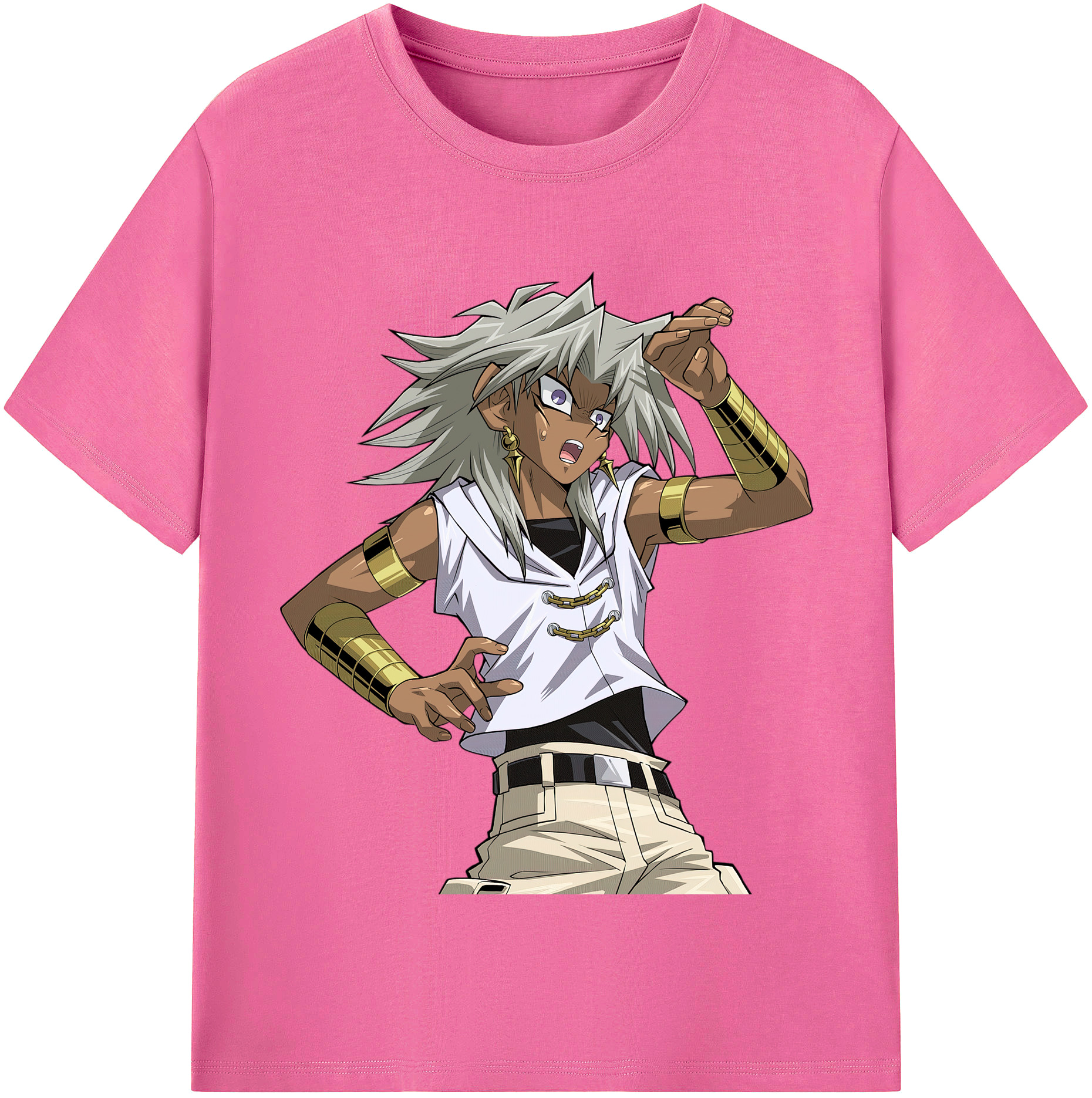 （画像用） 遊☆戯☆王 Yu-Gi-Oh! レディースカジュアルプリントTシャツ（綿100％）